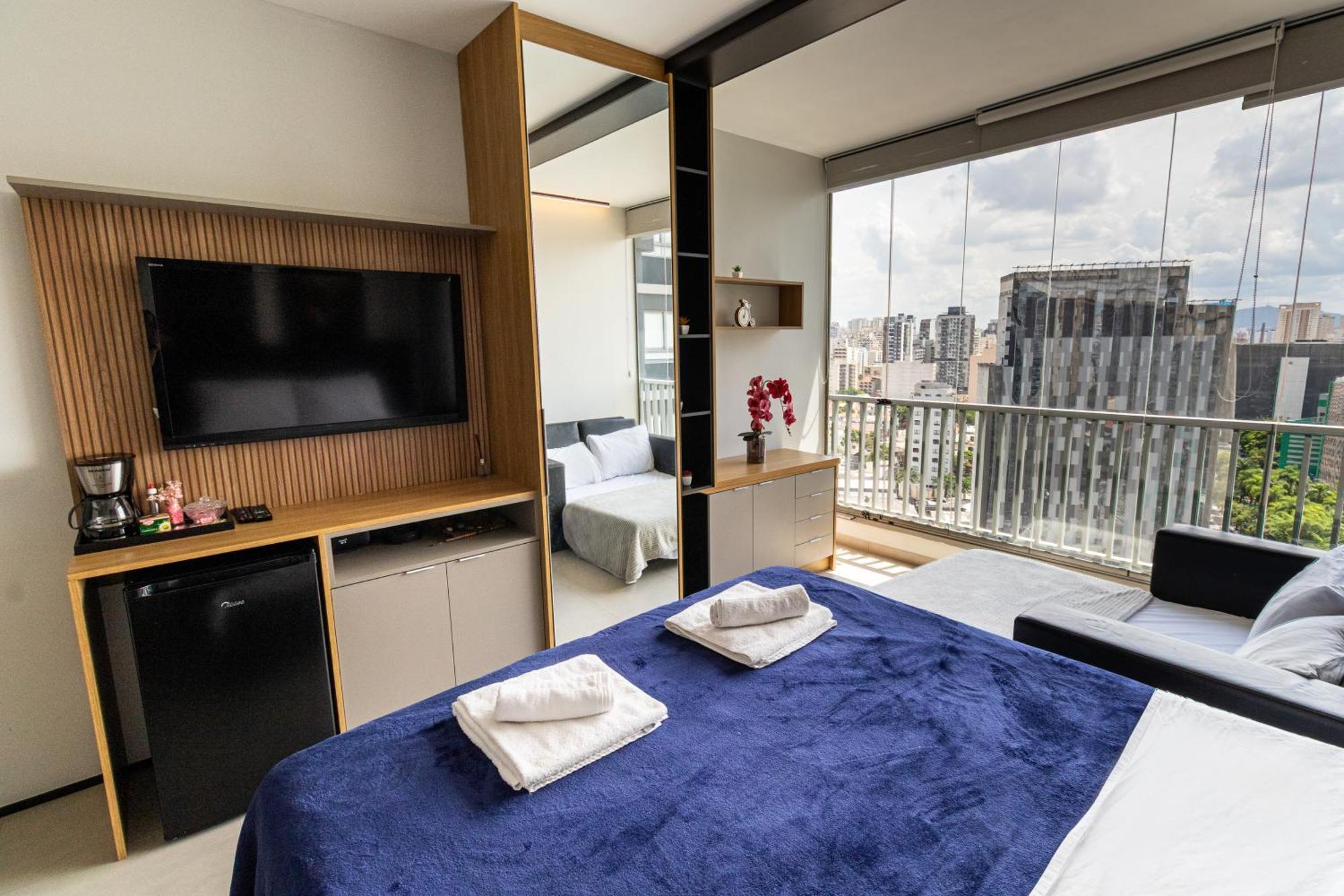 Apartamento Com Vista Incrivel Allianz Parque Com Estacionamento *