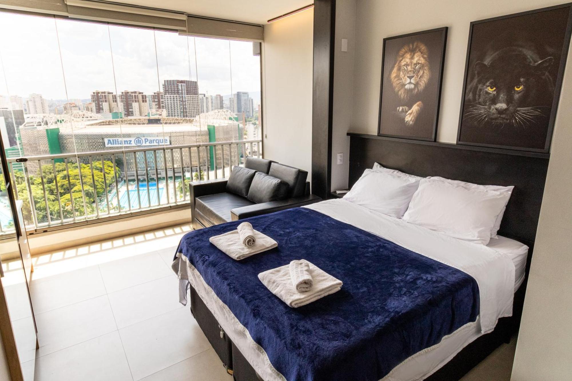 Apartamento Com Vista Incrivel Allianz Parque Com Estacionamento